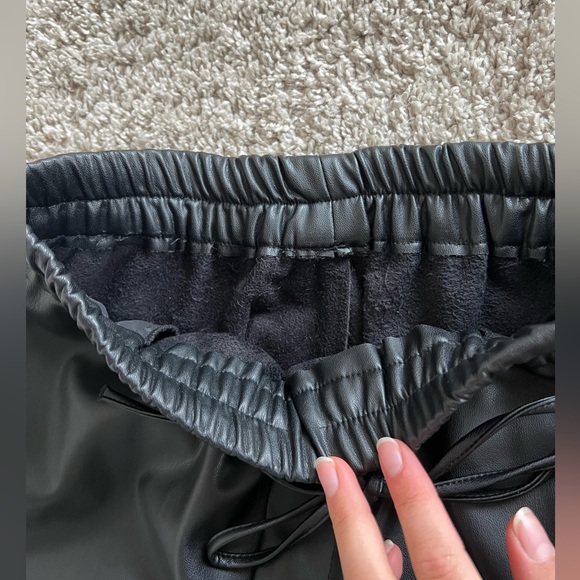 Zara Faux Leather Cargo Trousers ❤️ - Size XS - Picture 4 of 5